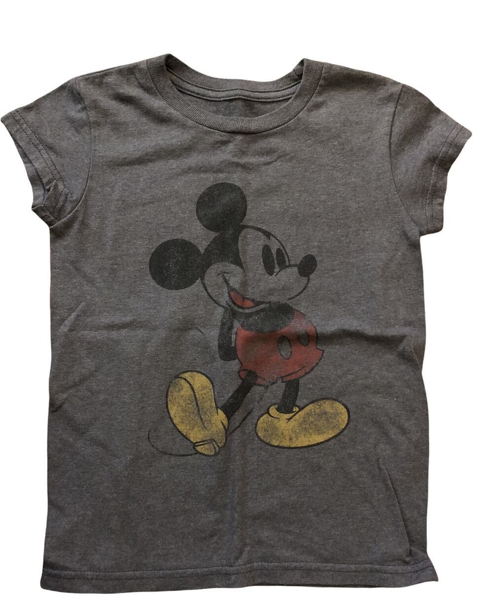Disney Store Grey Mickey Shirt 5/6